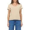 image:imageDEAR JOHN Vanya Short Sleeve Vee Neck Womens Slub Tee Knit Relaxed Fit ShirtDune