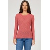 image:imageDEAR JOHN Edina Sweater Top Slim Fit Crew Neck Long SleeveDeep Terracotta