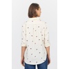 image:imageDEAR JOHN Galina Womens Long Sleeve Shirt Collar Striped Pattern Button Front Almond Rose Stripe Size XLarge