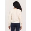 image:imageDEAR JOHN Oriana Womens Relaxed Fit Long Sleeve Blouse Crew Neck Woven Cream Size Medium
