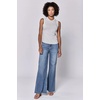 image:imageDEAR JOHN Zo High Banded Neck Sleeveless Womens TankDawn Blue