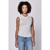 image:imageDEAR JOHN Zo High Banded Neck Sleeveless Womens TankDawn Blue