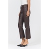 image:imageDEAR JOHN Jeanne Flared Leg Womens Pants MidRise Waisted Cropped InseamCappuccino