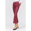 image:imageDEAR JOHN Jeanne Flared Leg Womens Pants MidRise Waisted Cropped InseamGarnet