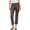 image:imageDEAR JOHN Jeanne Flared Leg Womens Pants MidRise Waisted Cropped InseamCappuccino