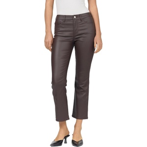 image:imageDEAR JOHN Jeanne Flared Leg Womens Pants MidRise Waisted Cropped InseamCappuccino