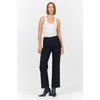 image:imageDEAR JOHN Holly Womens Straight Leg Jeans High Rise Cropped Comfortable Stretch Raw HemBlack Arrow
