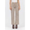 image:imageDEAR JOHN Holly Womens Straight Leg Jeans High Rise Cropped Comfortable Stretch Raw HemMink