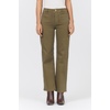 image:imageDEAR JOHN Holly Womens Straight Leg Jeans High Rise Cropped Comfortable Stretch Raw HemOlive Branch