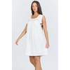 image:imageDEAR JOHN Miabella Womens Dress Mini Square Neck Sleeveless Relaxed FitWhite
