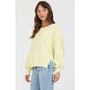 image:imageDEAR JOHN Trenton Womens Sweater Oversized Crew Neck Long SleeveWax Yellow