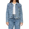 image:imageDEAR JOHN Ainsley Denim Jacket Womens Relaxed Fit Stretch Denim Embroidered Button Front Collared JacketAvalon