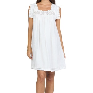 image:imageDEAR JOHN Miabella Womens Dress Mini Square Neck Sleeveless Relaxed FitWhite