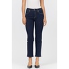 image:imageDEAR JOHN Anika High Rise Straight Leg Jeans for Women Clean Hem Cropped Inseam Stretch DenimAnchor