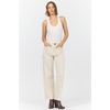 image:imageDEAR JOHN Audrey Wide Leg Pants Womens High Rise Full Length Corduroy Comfort Stretch Clean Hem Tailored Flattering FitEgret