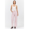 image:imageDEAR JOHN Audrey Wide Leg Pants Womens High Rise Full Length Corduroy Comfort Stretch Clean Hem Tailored Flattering FitPale Lilac