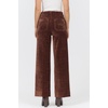 image:imageDEAR JOHN Audrey Wide Leg Pants Womens High Rise Full Length Corduroy Comfort Stretch Clean Hem Tailored Flattering FitShaved Chocolate