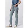 image:imageDEAR JOHN Playback Straight Leg Jeans Womens Low Rise Full Inseam Clean Hem Slim Straight Comfort Stretch DenimFrench Sky