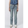 image:imageDEAR JOHN Playback Straight Leg Jeans Womens Low Rise Full Inseam Clean Hem Slim Straight Comfort Stretch DenimFrench Sky