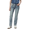 image:imageDEAR JOHN Playback Straight Leg Jeans Womens Low Rise Full Inseam Clean Hem Slim Straight Comfort Stretch DenimFrench Sky