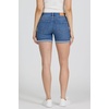 image:imageDEAR JOHN Julian Mid Rise Cuffed Hem Shorts for Women Pintuck Detail  Abbey Road  Size 29