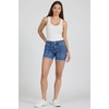 image:imageDEAR JOHN Julian Mid Rise Cuffed Hem Shorts for Women Pintuck Detail  Abbey Road  Size 30