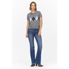 image:imageDEAR JOHN Denali Womens Short Sleeve Argyle Sweater Relaxed Fit CollaredGrey Combo