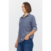 image:imageDEAR JOHN Galina Womens Long Sleeve Shirt Collar Button Front Vintage Indigo Size Small