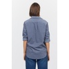 image:imageDEAR JOHN Galina Womens Long Sleeve Shirt Collar Button Front Vintage Indigo Size Small