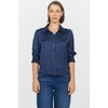 image:imageDEAR JOHN Amali Elbow Sleeve BlouseBlack Iris