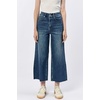 image:imageDEAR JOHN Audrey Wide Leg Jeans Womens High Rise Cropped Color Denim Comfort Stretch Clean Hem Utility Inspired Tailored FitMeeru
