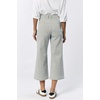 image:imageDEAR JOHN Audrey Wide Leg Jeans Womens High Rise Cropped Color Denim Comfort Stretch Clean Hem Utility Inspired Tailored FitRailroad Grey