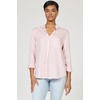 image:imageDEAR JOHN Galina Shirt Womens Relaxed Fit Tencel Button Front Long Sleeve Collared Top  Pale Lilac  Large