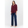 image:imageDEAR JOHN Galina Womens Long Sleeve Shirt Embroidery GarmentWashed Finish Button Front Tea Rose Cord Size Medium