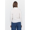 image:imageDEAR JOHN Havana Womens Relaxed Fit Long Sleeve Shirt Collar Button Front Off White Size Small