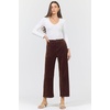 image:imageDEAR JOHN Lasso Womens Barrel Leg Pants High Rise Comfort Stretch Classic DenimShaved Chocolate