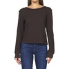 image:imageDEAR JOHN Ania Thermal Top Womens Slim Fit Long Sleeve Crew Neck Waffle ShirtChocolate Torte