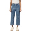 image:imageDEAR JOHN Audrey Wide Leg Jeans Womens High Rise Cropped Color Denim Comfort Stretch Clean Hem Utility Inspired Tailored FitMaryland