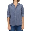 image:imageDEAR JOHN Galina Womens Long Sleeve Shirt Collar Button Front Vintage Indigo Size Medium