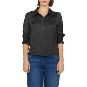 image:imageDEAR JOHN Amali Elbow Sleeve BlouseBlack