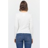 image:imageDEAR JOHN Selene Scoop Neck Long Sleeve TeeWhite