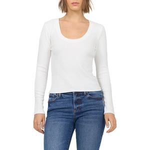 image:imageDEAR JOHN Selene Scoop Neck Long Sleeve TeeWhite
