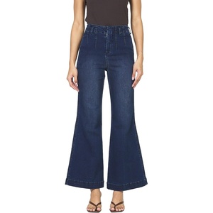 image:imageDEAR JOHN Audrey Wide Leg Jeans Womens High Rise Clean Hem Full Inseam DenimMega Vibe