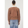 image:imageDEAR JOHN Hallie Jacket Womens Oversized Sherpa Collar Zip Front Corduroy Layering CoatMelted Butterscotch