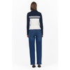 image:imageDEAR JOHN Nola Womens Long Sleeve Zip Front Sweater Fitted CollaredNavyCream
