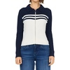 image:imageDEAR JOHN Nola Womens Long Sleeve Zip Front Sweater Fitted CollaredNavyCream