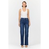 image:imageDEAR JOHN Margot Mid Rise Straight Leg Jeans for Women Full Length Clean HemLocket