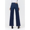 image:imageDEAR JOHN Margot Mid Rise Straight Leg Jeans for Women Full Length Clean HemPierce Wash