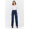 image:imageDEAR JOHN Margot Mid Rise Straight Leg Jeans for Women Full Length Clean HemPierce Wash