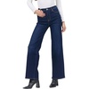 image:imageDEAR JOHN Margot Mid Rise Straight Leg Jeans for Women Full Length Clean HemPierce Wash